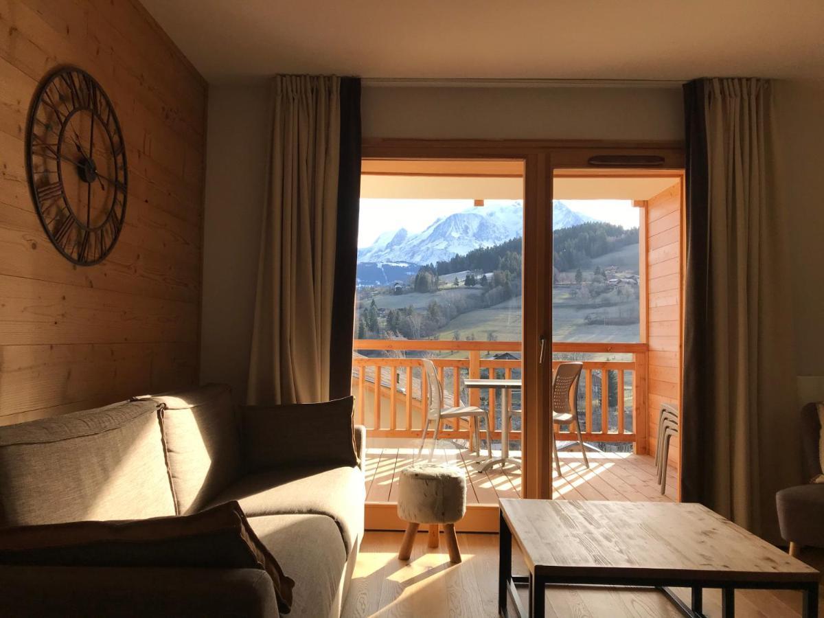 Luxury 2 Bedroom Apartment With View Of Mont Blanc Combloux Exterior foto