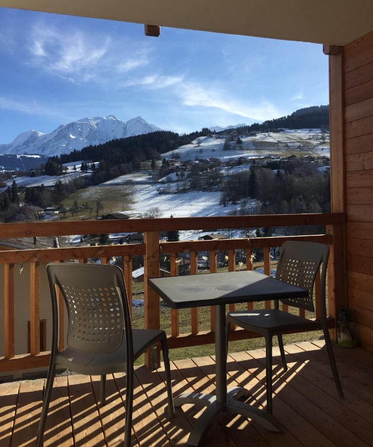 Luxury 2 Bedroom Apartment With View Of Mont Blanc Combloux Exterior foto