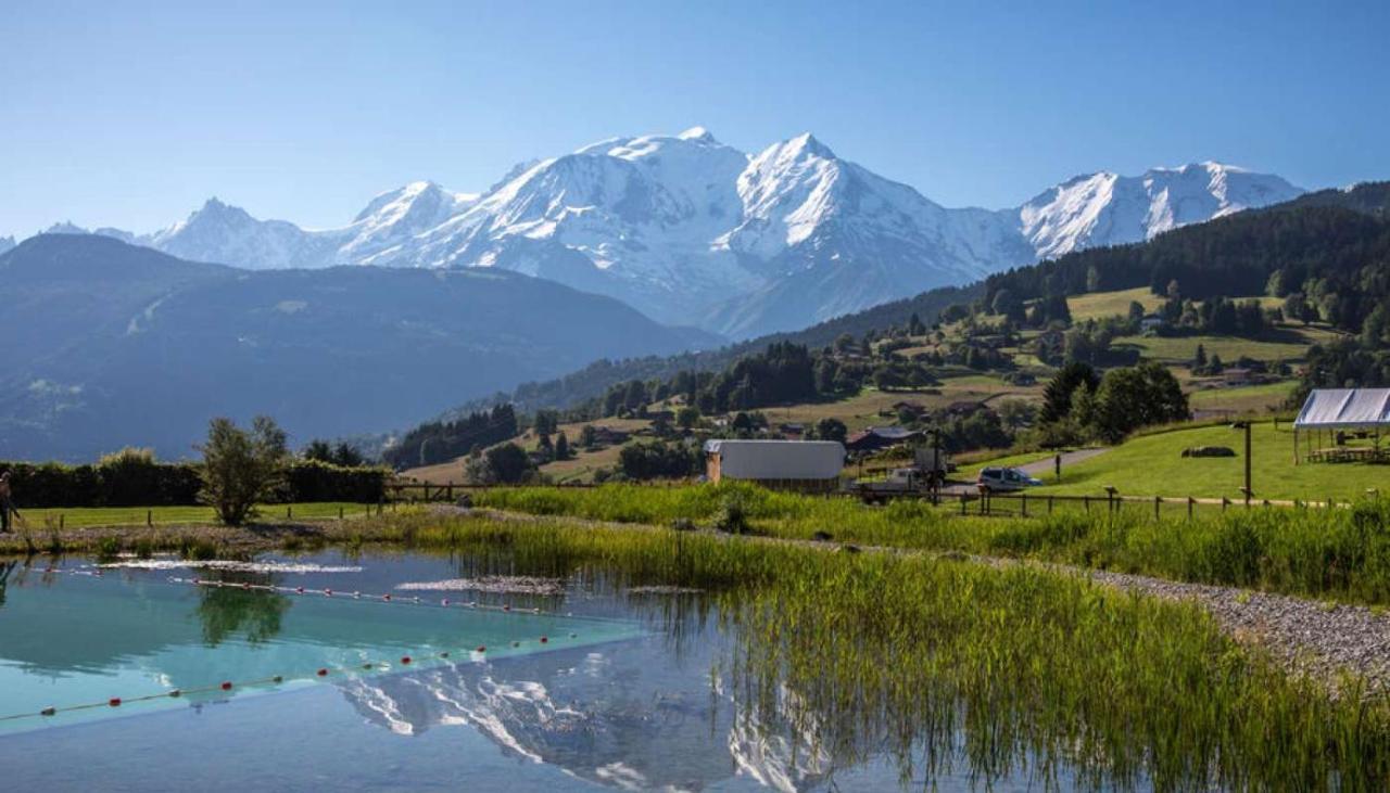 Luxury 2 Bedroom Apartment With View Of Mont Blanc Combloux Exterior foto